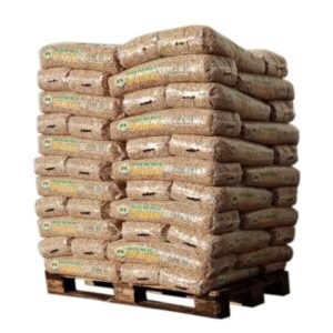 Pellet bioenergetico - pallet da 66 sacchi di pellet di legno (15 kg/sacco)