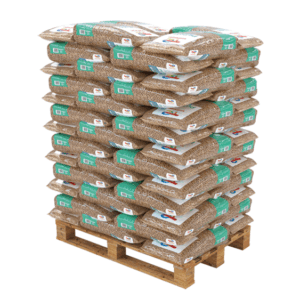 Pellet di legno Premium 6 mm 15 kg x 65 sacchi 975 kg pallet ENplus A1