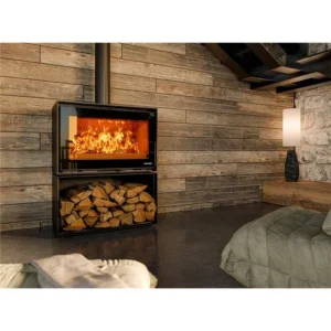 Stufa a legna Thermorossi FullMoon EVO 10,6 kW – Design Fullscreen, Classe 5 Stelle